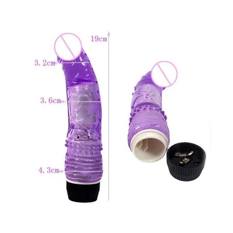 Dildo Vibrator Sex Toy Male Realistic Dildo TPE Jelly Penis Vibrating Vagina Massager Female Clitoral Stimulation Masturbator W250624