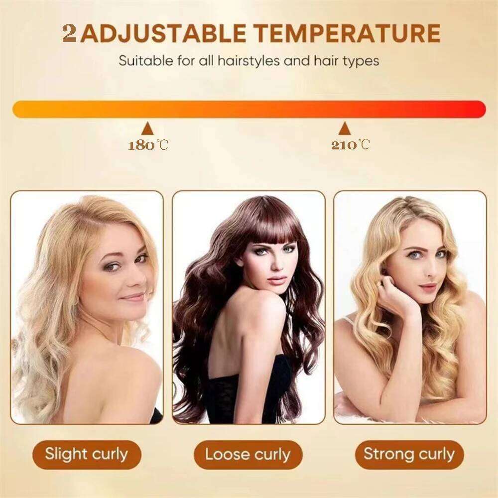 Professional Ceramic Hair Curler Curling Iron Roller Curls Wand Waver Fashion Styling Tool