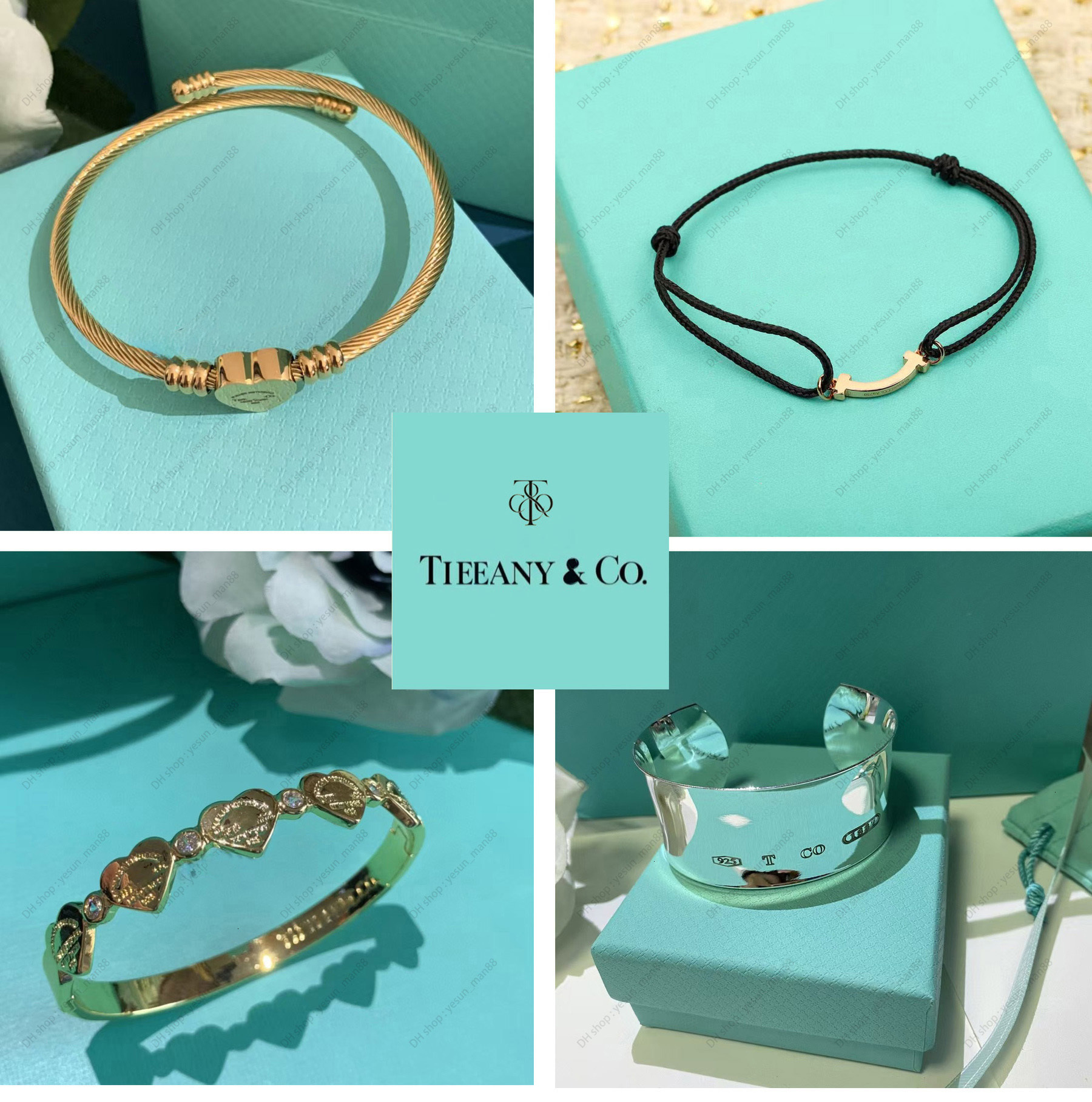 tiffabys tiffamys Tiffanyaity tiffanyaliness tiffanyas tiffabys Luxury Designer and co braclet jewelry Bangle Stainless Steel Bracelets Classic jewelry