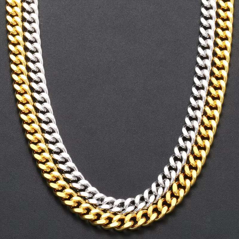 Wholesale Fashion Jewelry Hip Hop Cuban Link Chain Necklace for Men and Women