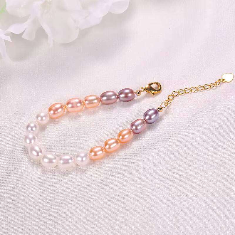 DHCollections Manufacturer Direct Sale Fashion Multi-Layer Beads Bracelet Adjustable Freshwater Pearl Beaded Bracelets