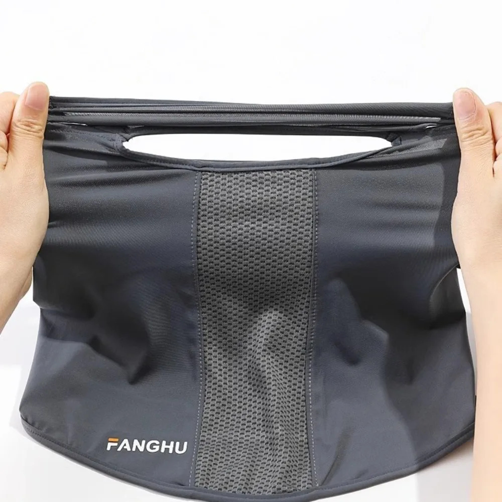 Facial Gini Summer Sports Ear Cord Scarves Mask Neck Protection Anti-uv Ice Silk Sunscreen Mask Face Veil with Eyeglass Hole 250624