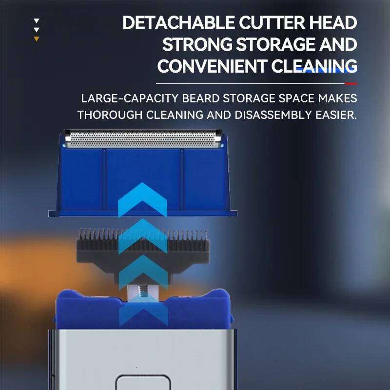 Kemei KM T100 Portable Mini Electric Reciprocating Single Foil Men's Beard Trimmer Shaver