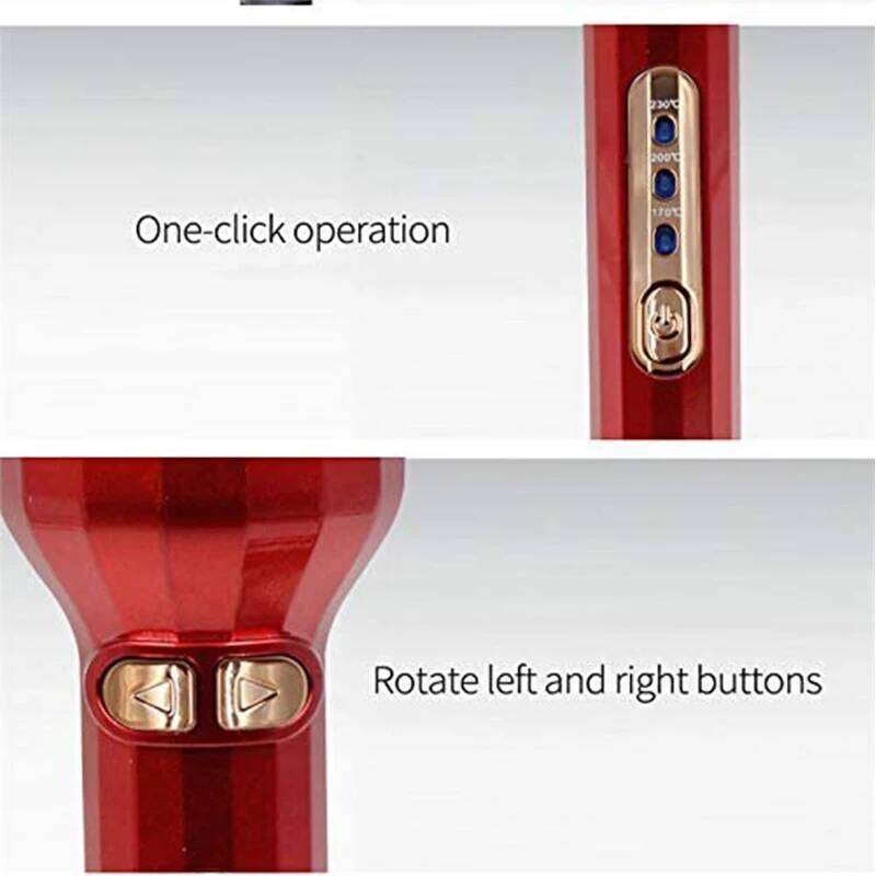 Professional rotation automatic wave Heated Hair Curler 2 in 1 hair straightener and curler