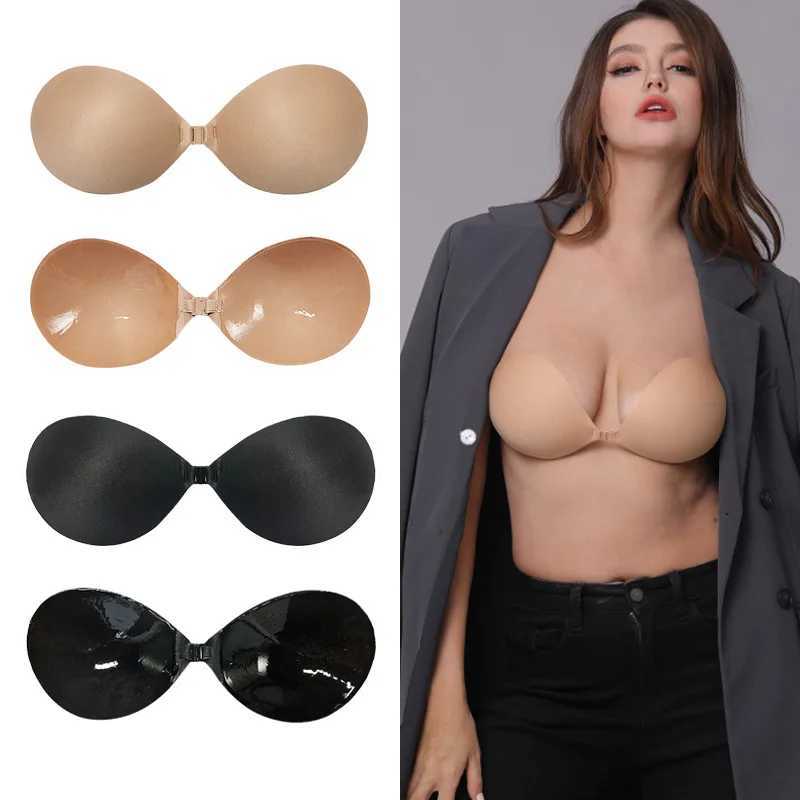 Women Invisible Round Bra Stickers Skin-Friendly Silicone Cups Chest Nipple Cover Bra Pads for Summer Backless Dresses Swimwear W250624