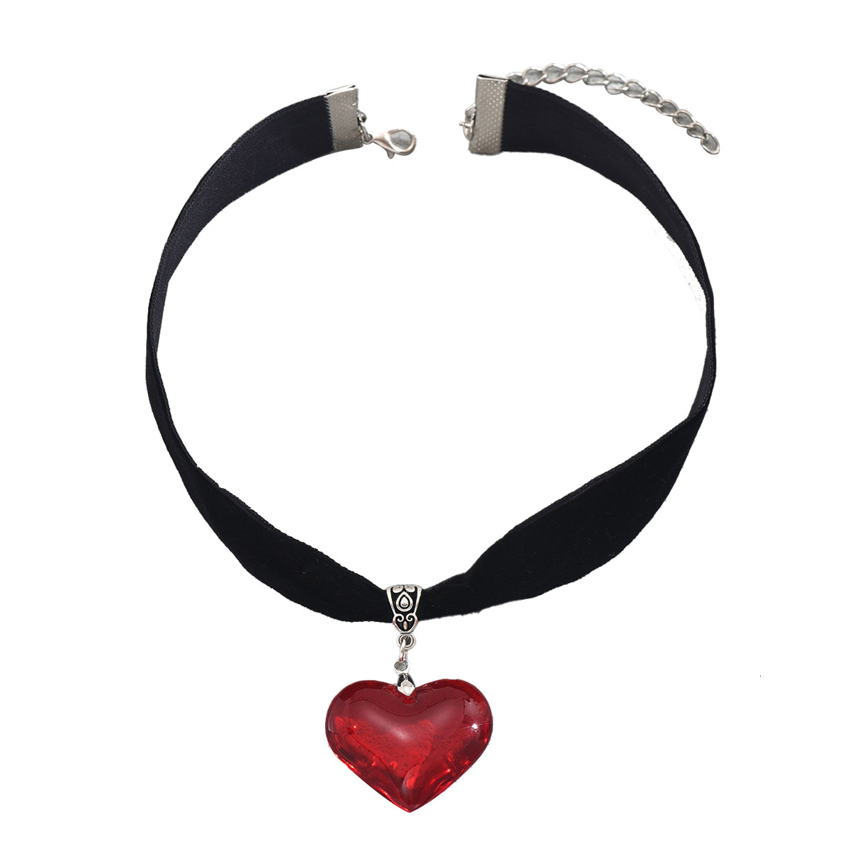 Fashion Style Necklace Sweet Co Girl Choker Women Heart Design Clarbone Neck Chain