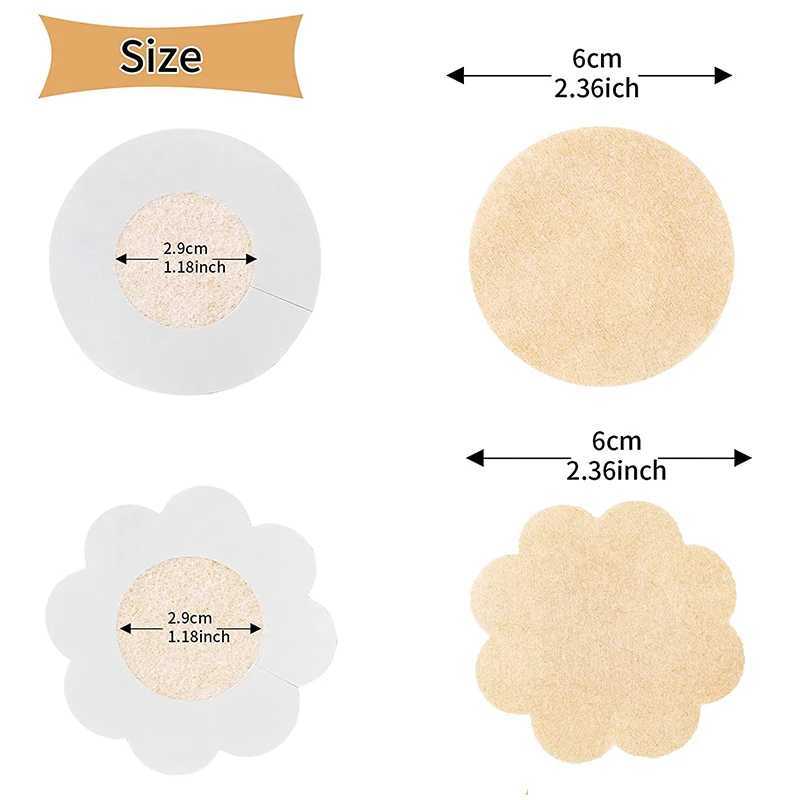 One-off Nipple Cover Women Teat Hide Nipple Pasties Formal Dress Breast Invisible Bras Padding Chest Stickers Patch Covers W250624