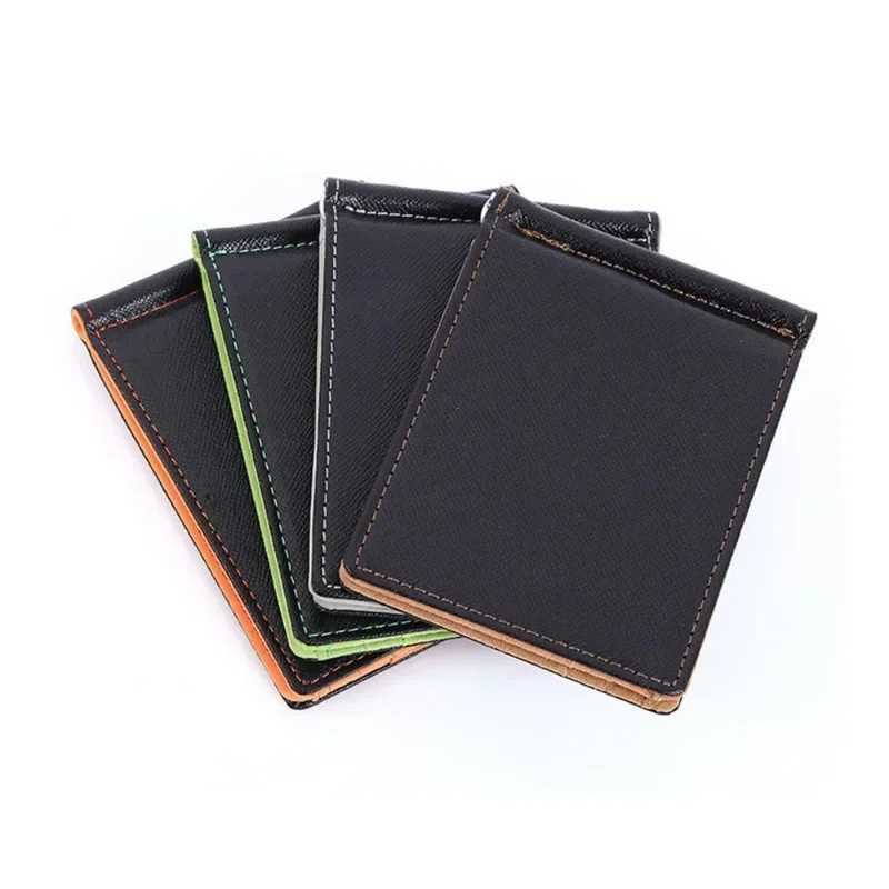 Brand Men Wallet Short Card Holder Wallets Purses PU Leather Mey Clips Solid Thin Wallet for Men Purses XJ250624