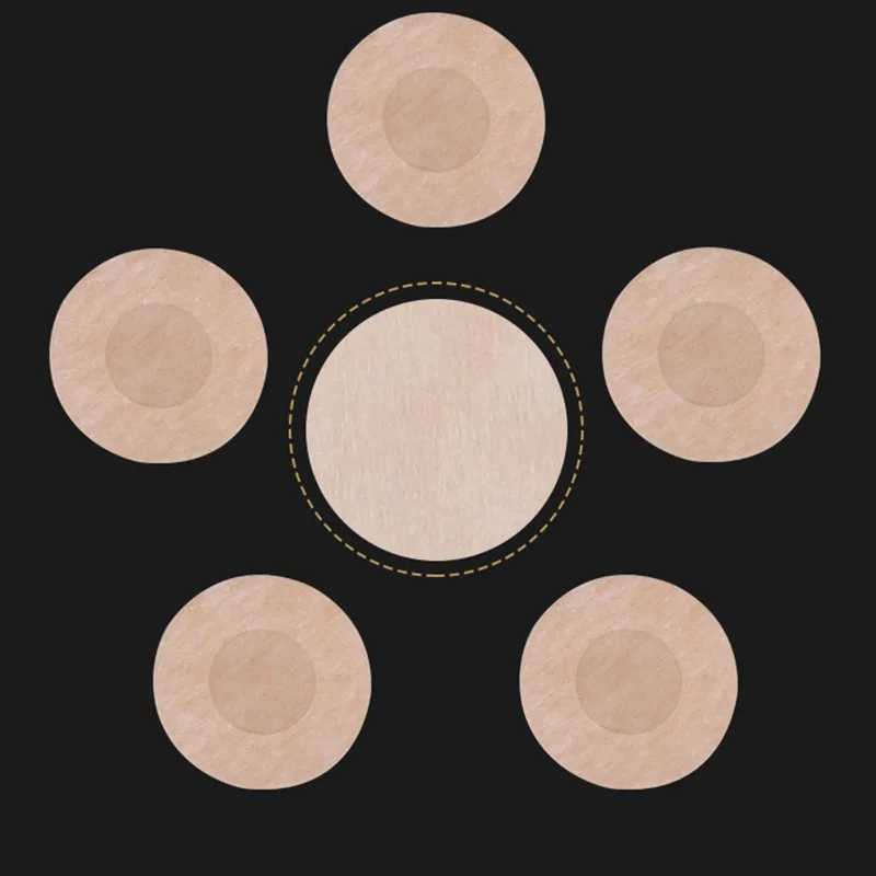 100 pcs Soft Nipple Covers Disposable Breast Petals Sexy Stick On Bra Pad Pasties Lingerie For Women Intimates No marks W250624