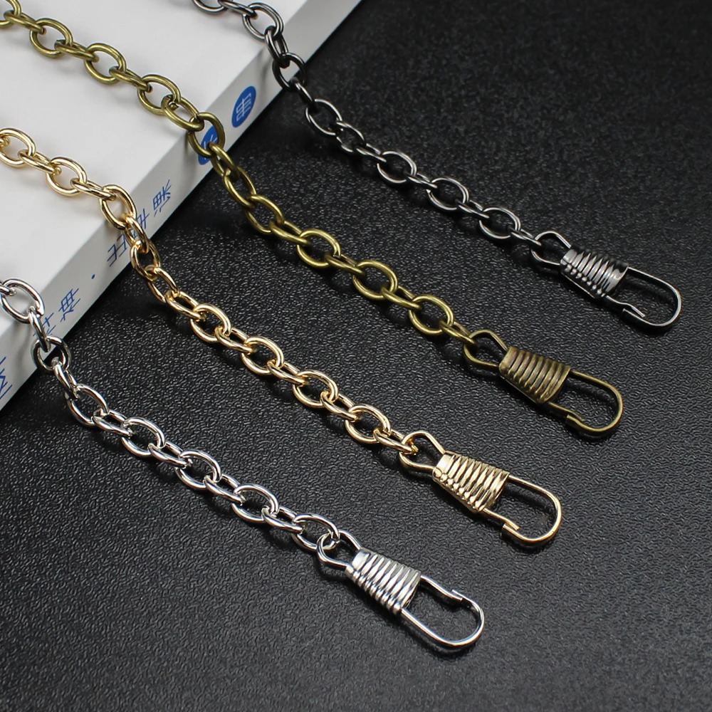 10Pcs 4060120CM 12MM Thickness Women Fashion Purse Chain For Bag Handle Strap Chains Accessories Handbags 250624