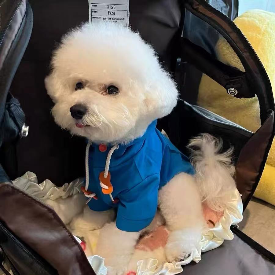 T980 2025 new spring and summer thin dog clothes four-legged dust-proof pants small puppy Teddy Bichon anti-dirty jacket