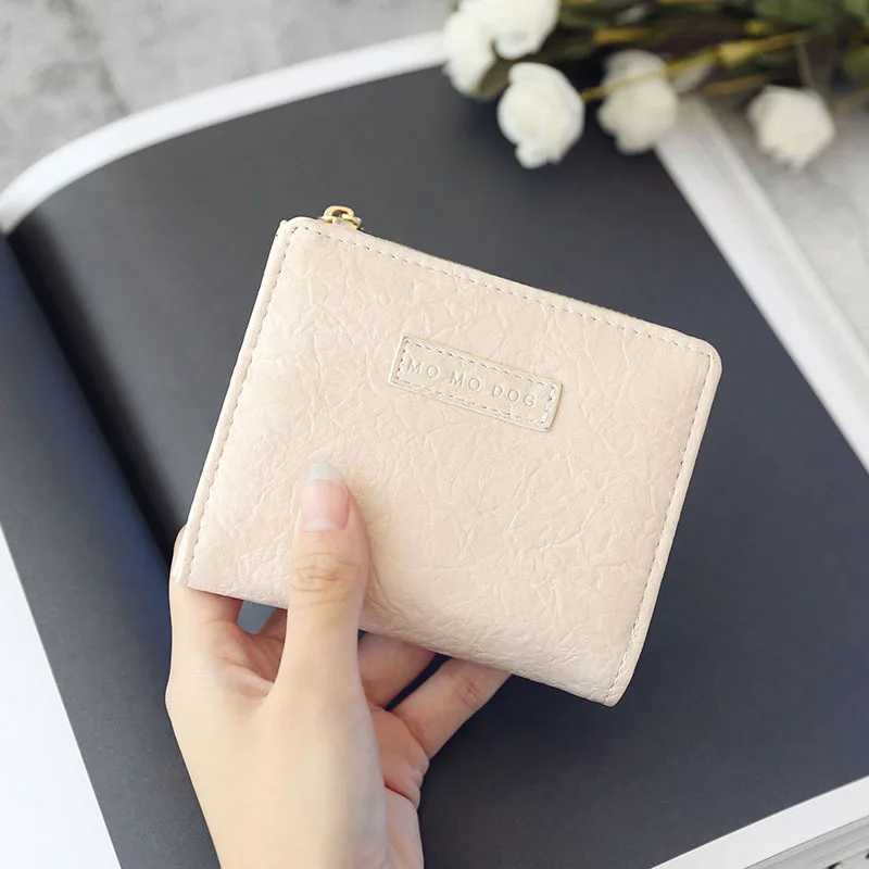Buckle Crop Wallet Female Fi Ladies Multifunctional ID Holder High Quality Zipper Card Holders Wallet Coin Purse XJ250624