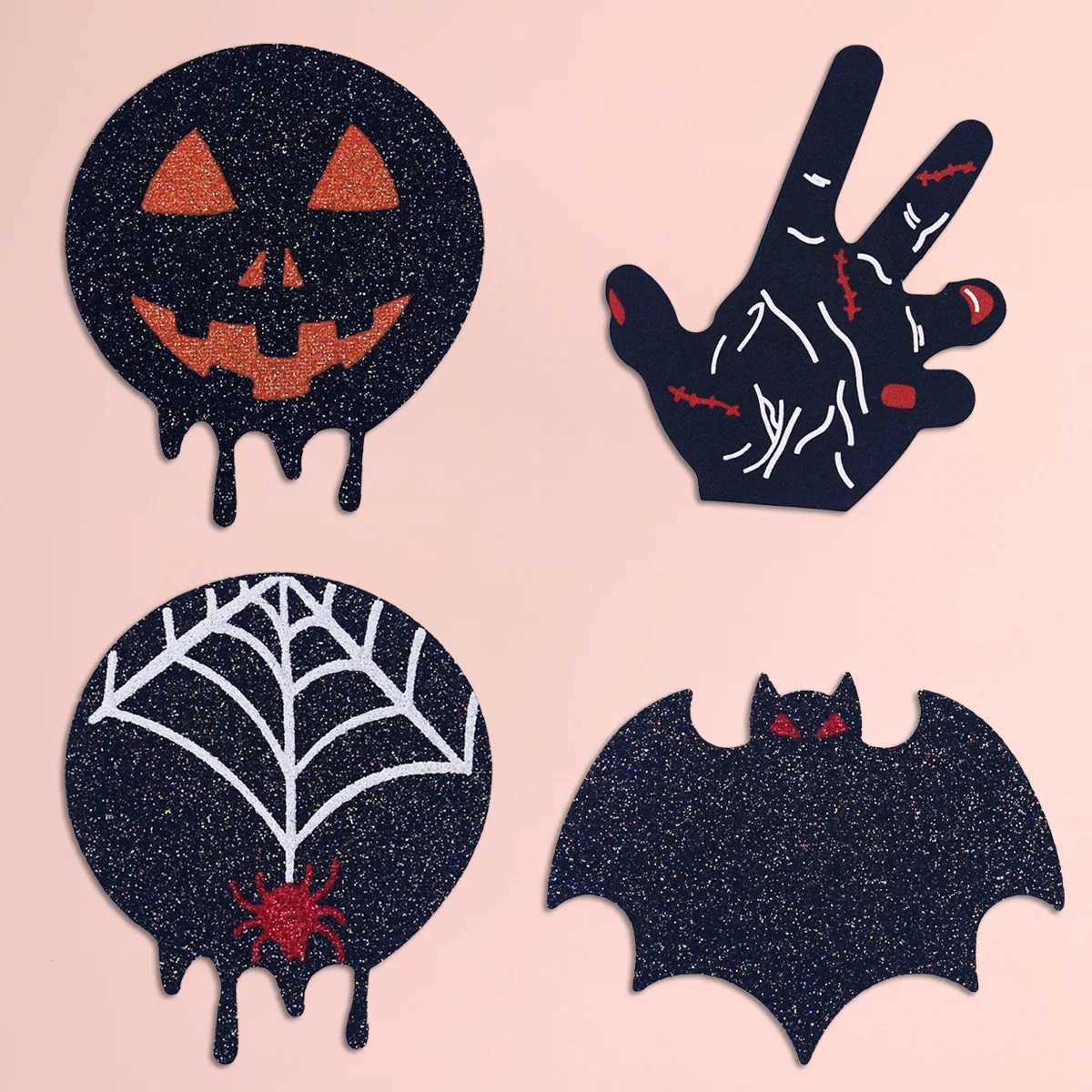 Halloween Funny Female Invisible Nipple Cover Breast Lift Tape Bra Nipple Stickers Self Adhesive Bra Accessories Women Girls W250624