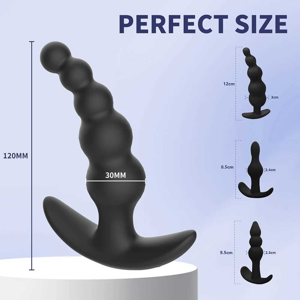 APP Bluetooth Anal Vibrator for Men Prostate Massager Wireless Remote Butt Plug Vibrating Adult Sex Toys for Women Men Gay W250624