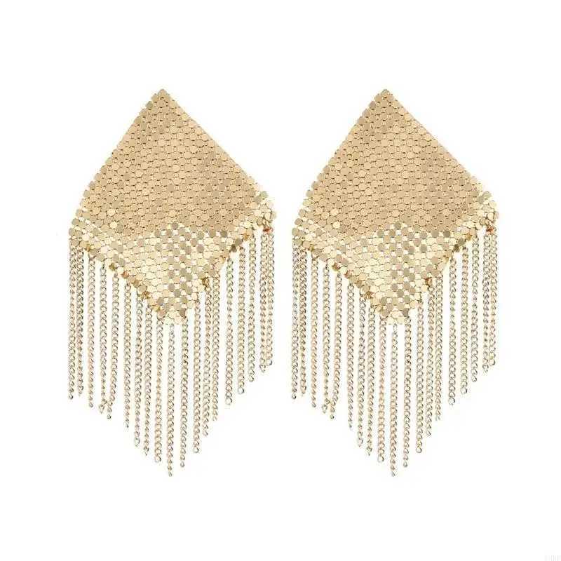 Y3NE Sequins Tassels Pasties Sticky Bra Nipple Covers Reusable Pasty Breast Covers Adhesive Nipples Stickers for Women Girls W250624