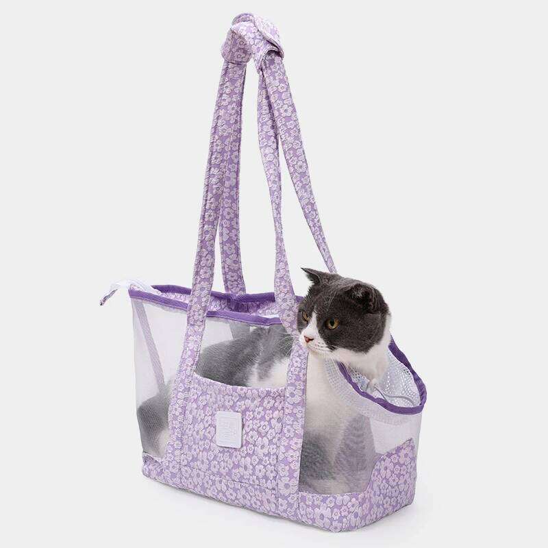 Floral Portable Pet Comfortable Breathable Summer Cat Bag Dog Yorkshire Pomeranian Puppy Carriers Dogs Accessories