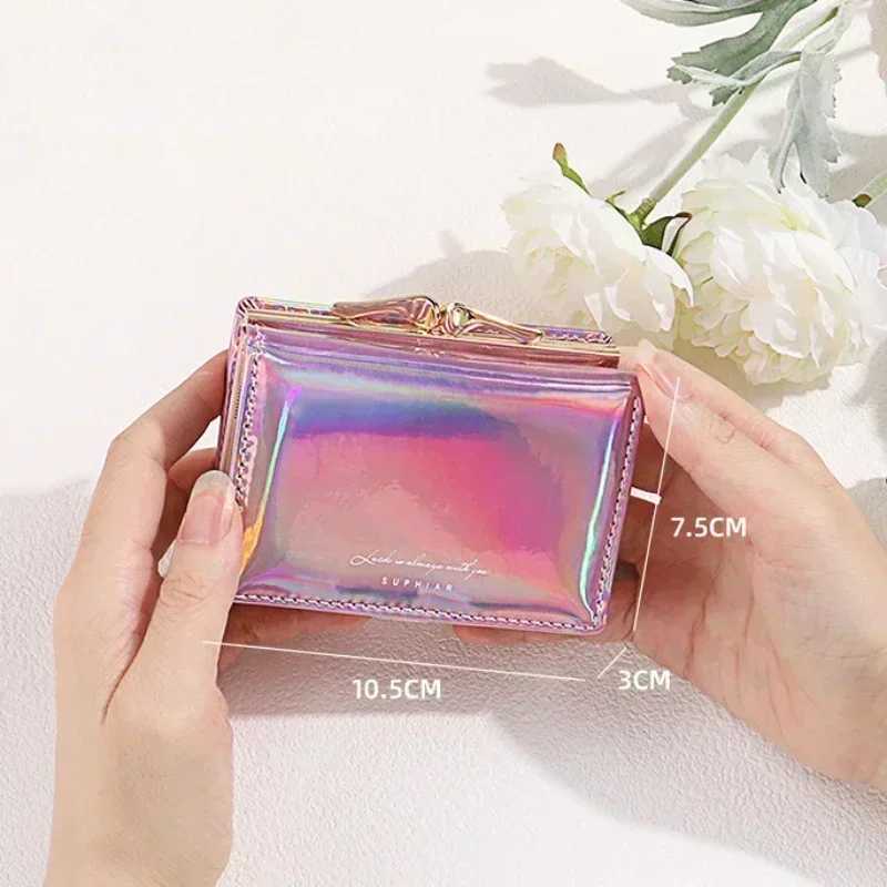 New Women Wallets Female PU Leather Purses Short Hasp Purse for Women Small Mey Bag Coin Purse Card Holder Cluh Dropshipping XJ250624