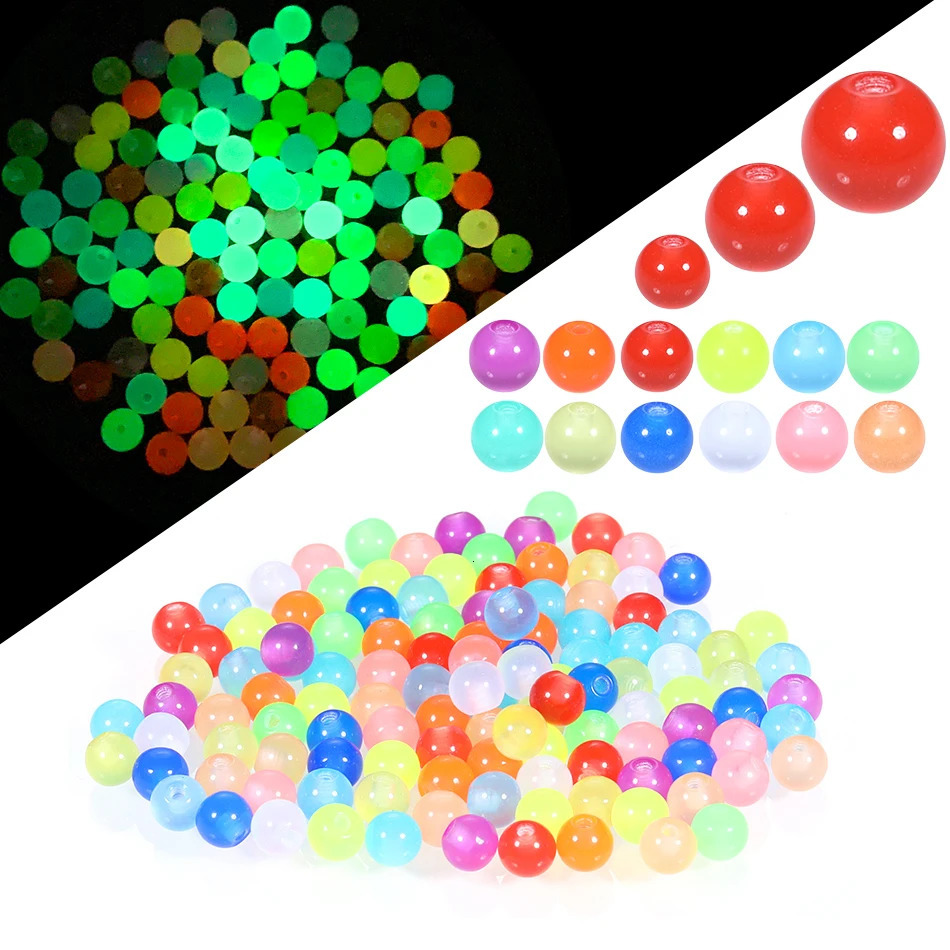 Wholesale Colorful Luminous Acrylic Replacement Ball Tongue Barbell Lip Ring Ear Belly Eyebrow Piercing Balls m 5mm 6mm Sexy 250613
