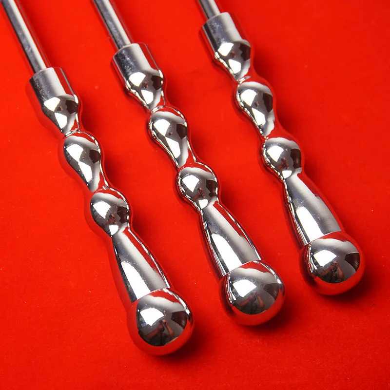 Stainless Ass Ball Rod Butt Plug Vaginal Training Prostate Massage Dildo Anal Sex Toy Stainless Steel Anal Plug Buttplug W250624