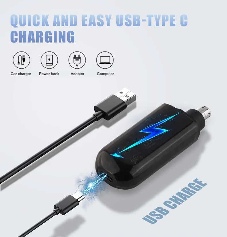 New Nose Hair Trimmer And T9 Hair Clipper Set For Mens Care Set Portable Mini USB Charging Nose And Ear Hair Trimmer 2025XJ250624