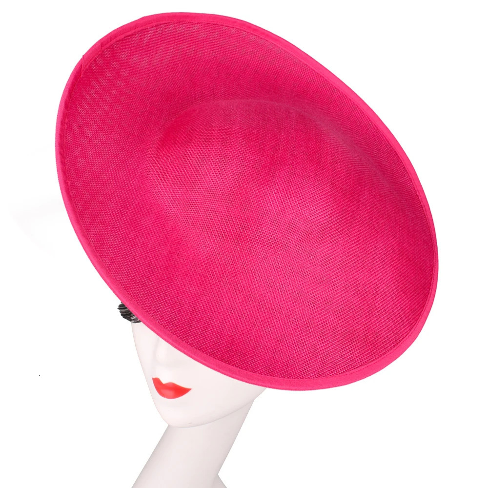 Arrival 34CM Fascinator Base Linen Elegant DIY Millinery Hat Netting Hair Top Hat Party Accessory Cap Holder 250618