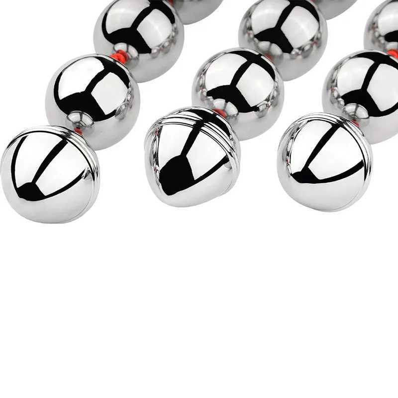 Metal Anal Plug Pull Beads Anal Toys for Men and Women Smooth Butt Plug Anal Bead Anal Dilator Adult Sex Toys W250624