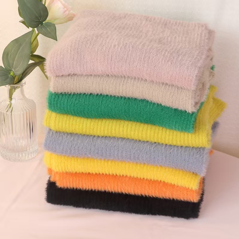 T1051 scarf mink plaid knitted men and women fashion autumn and winter