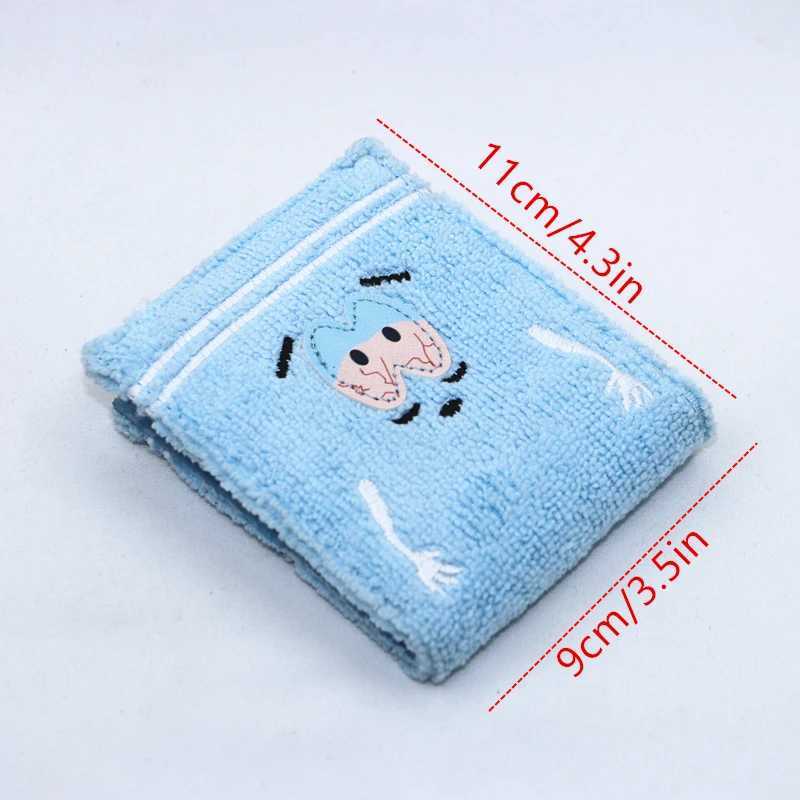 Cute Towel Cloth Embroidered Anime FI Wallet Designer Personalized ID Card Holder XJ250624