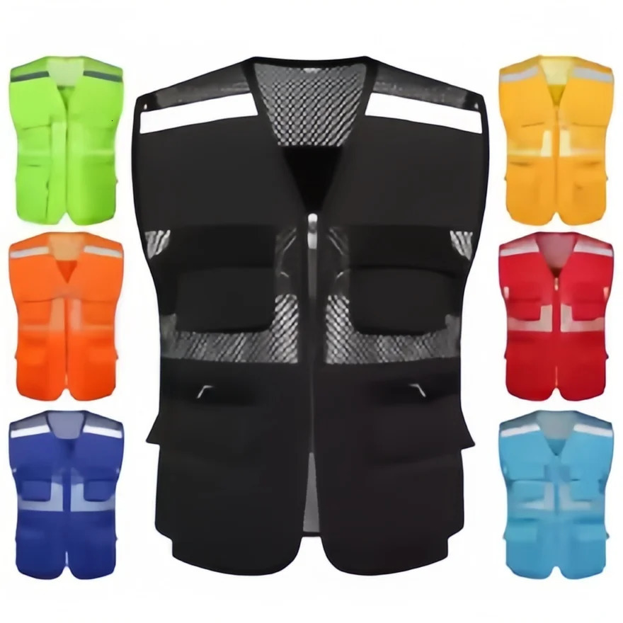 2025 Thin Mesh Vest Leisure Multi-pocket Pography Fishing Vest Mountaineering Tourism Outdoor Sports Breathable vest 250617