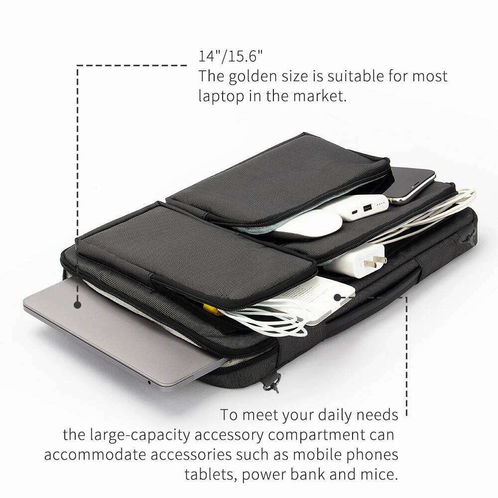 Laptop Notebook Shoulder Bag Book Air Pro Waterproof 14 15.6 Inch Computer Sleeve Pouch Handbag For Student Business