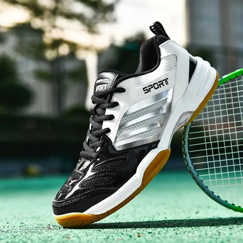 Outdoor Men Tennis Shoes Court Badminton Sneakers for Training Volleyball Indoor Professional Women Breathable Sport 250624