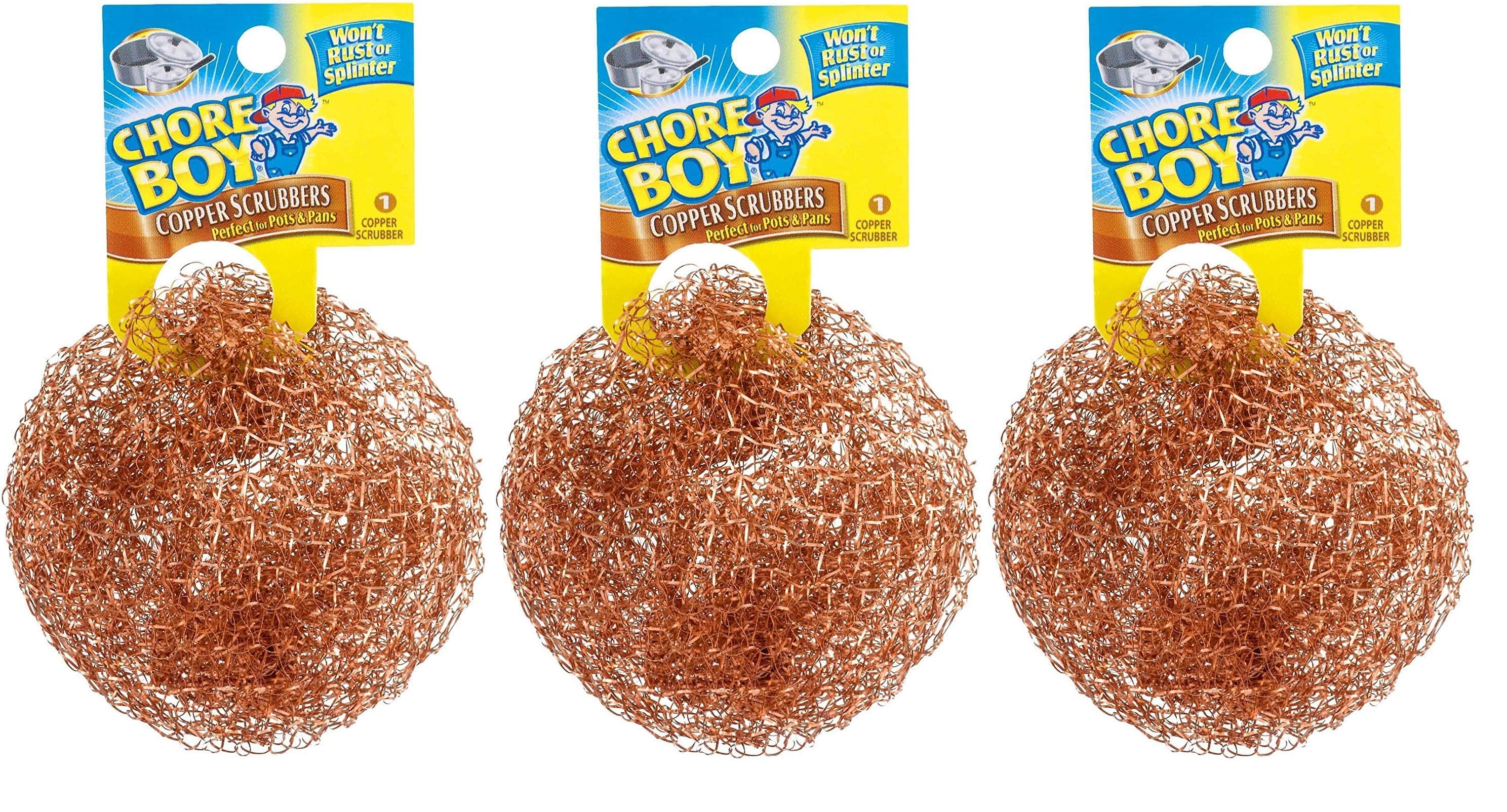Chore Boy Per Box Wire Ball Dishwashing Cleaning Equipments Wool Home Kitchen Utensils Supplies Copper