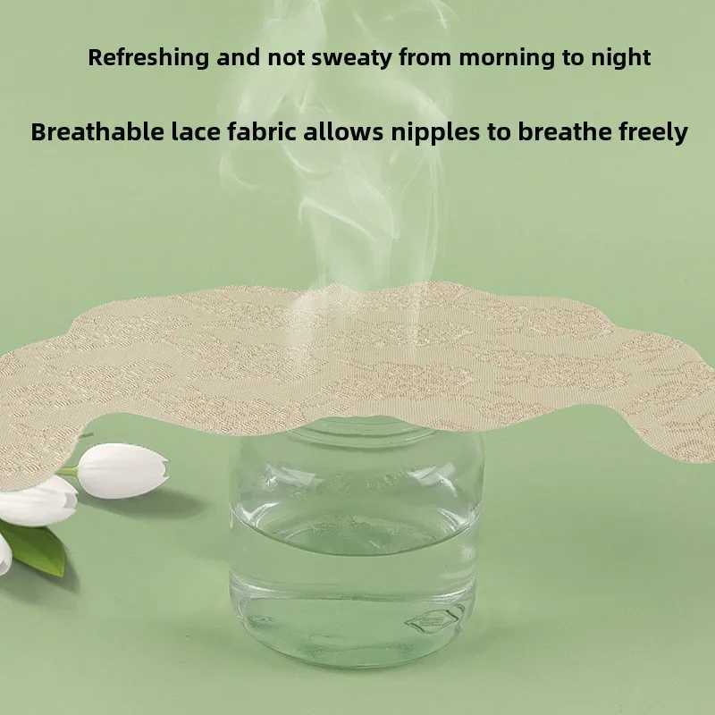 6Pair U Shape Self Adhesive Breast Stickers for Women Invisible Bra Tape Sexy Lace Disposable Seamless Chest Paste Sticker W250624