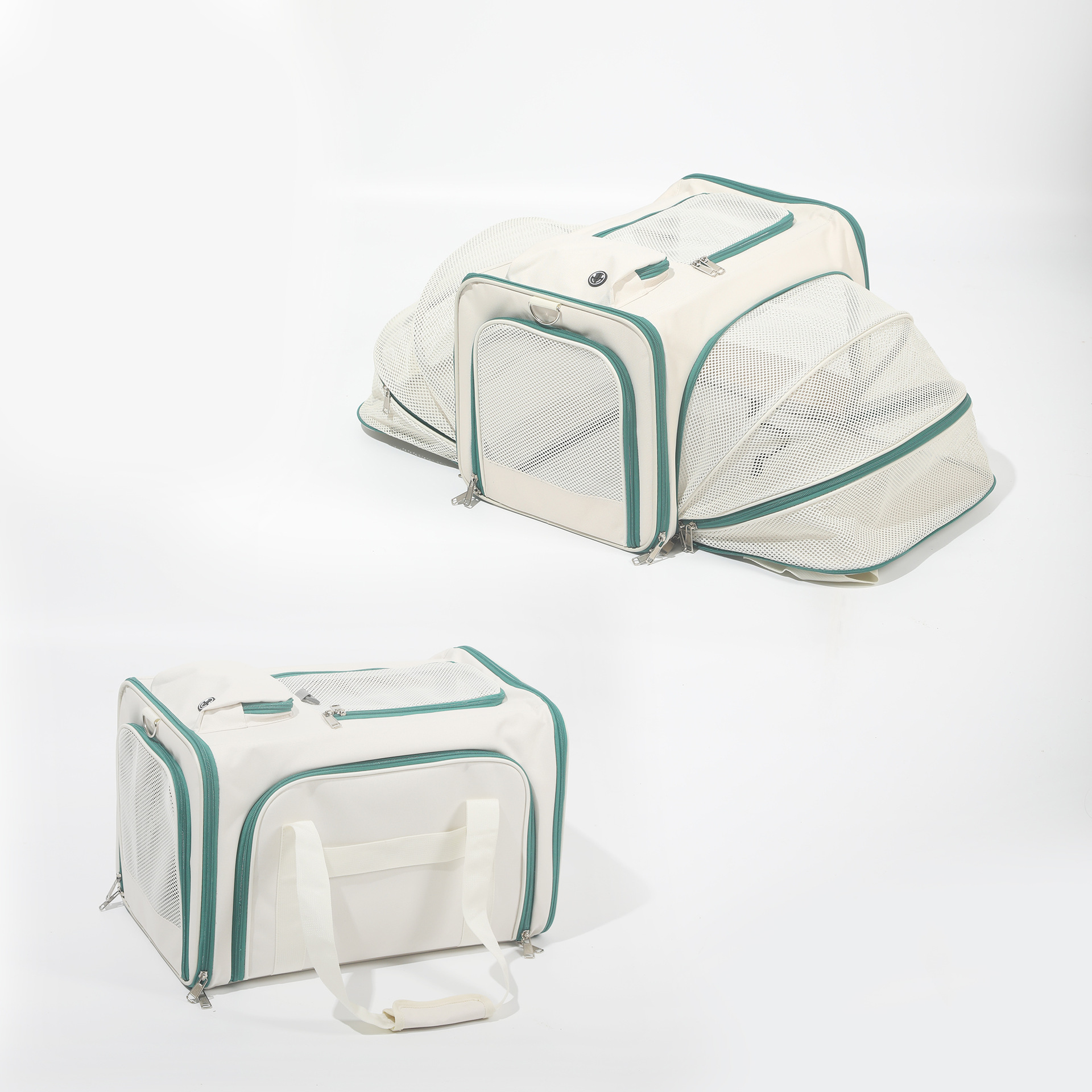 Cat Expansion Bag Four Seasons Universal Cat Bag Outdoor Portable Large Capacity Cat Bag Dog Bag Handheld Crossbody Pet Bag