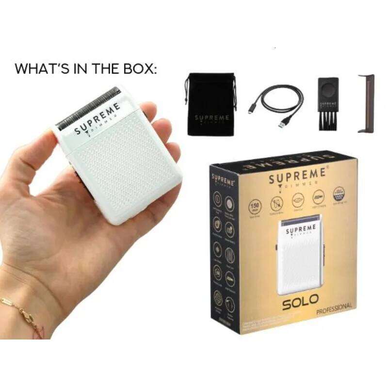 Trimmer Solo Hair Finishing Single Foil Electric Shaver | Mini Travel Men Razor For Barbers & Home Use Brush Smooth Comfort