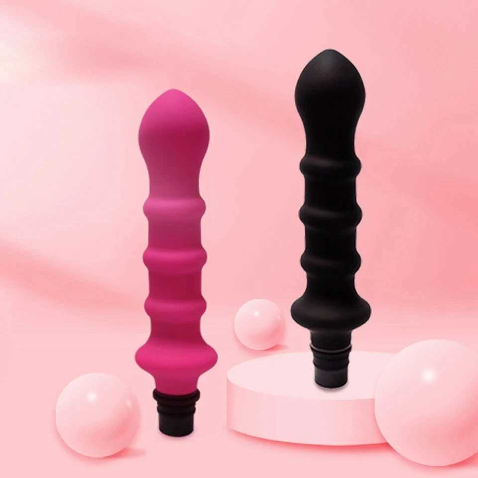 Vibrator Sex Machine Fascia Gun Massage Attachments Head to Silicone Dildo Sex Toys For Men Women Vibrators Penis Masturbation W250624