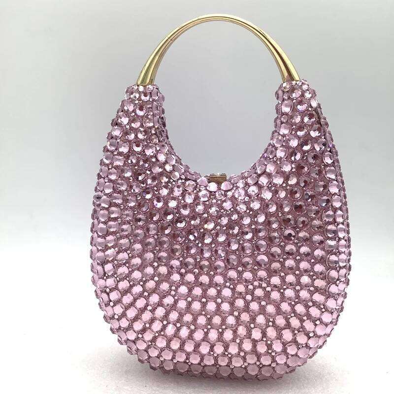 Lady Crystal Clutches Dias Chain Wedding Party Rhinestones Clutch Bag Purse Evening Bags Female Bridal Handbags