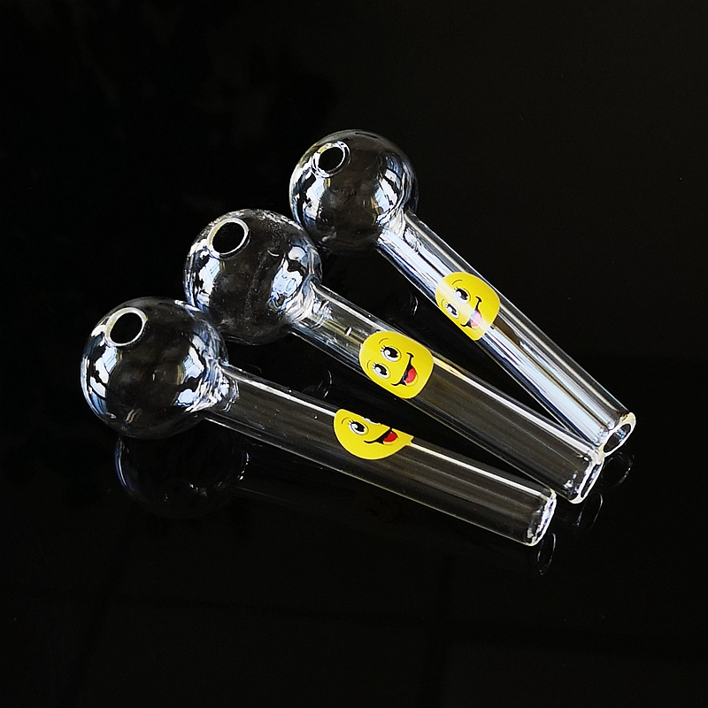 Glass Oil Burner Pipes Pyrex Oil Burner Glassy Spoon Pipes Hand Pipe Tobacco Pipes For Smoking Accessories SW17