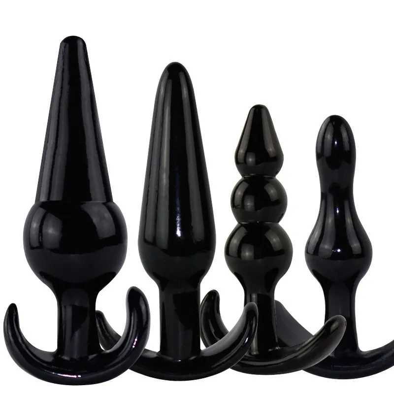 4 Sizes Anal Plug Adult Sex Products Crystal Butt Plug Stimulator Sextoy Anal Dildo Toys Anal Sex Toys for Men Women Gay Unisex W250624