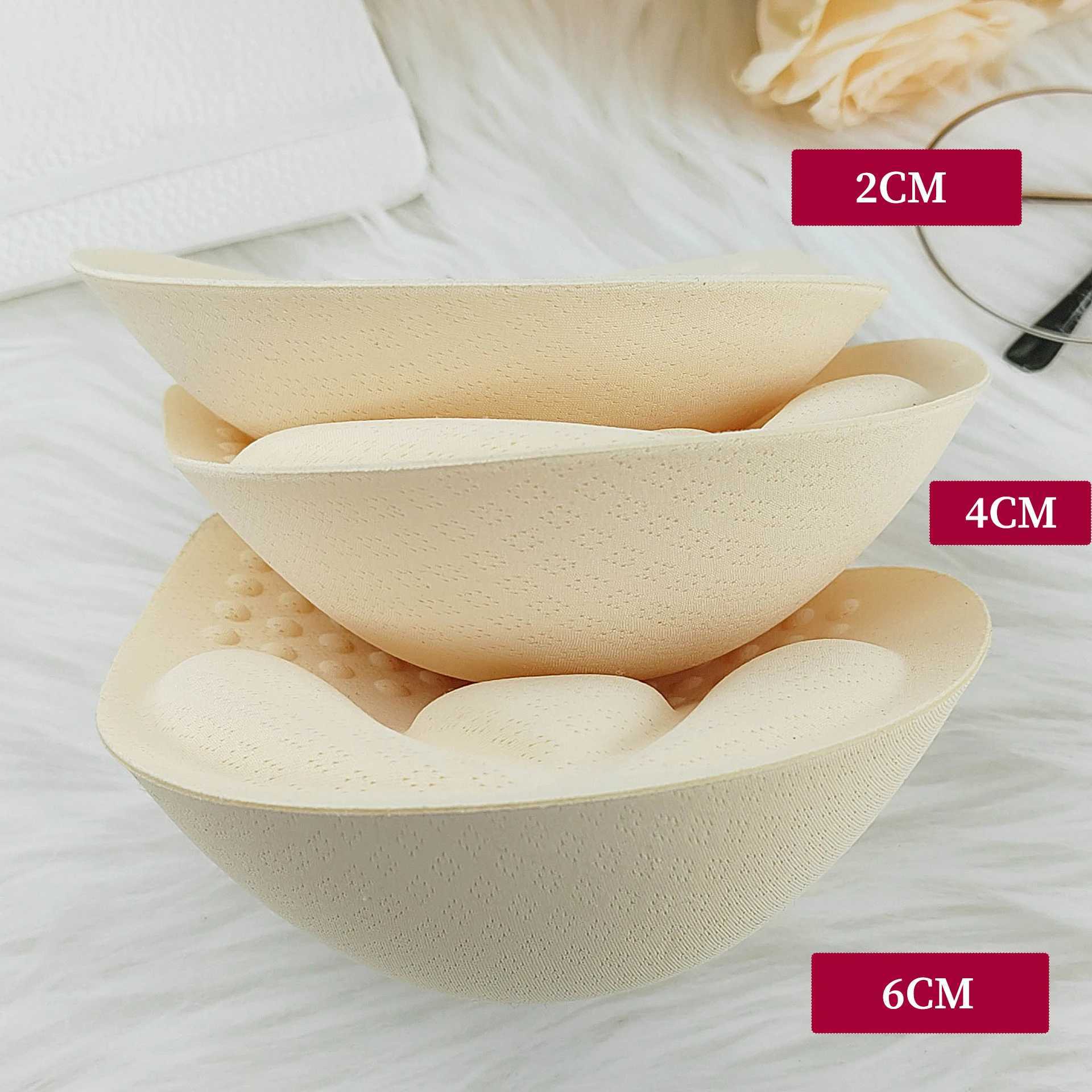 Push Up Fabric Bra Inserts Thick Breast Lift Enhancers Pads Reusable Cup Pad For Bikini Swimsuit Dress W250624