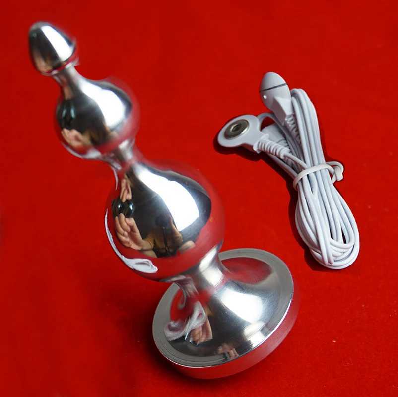 Electro Shock Anal Beads Sex Toys Electric Butt Plug BDSM Electrostimulator Electroshock Electrosex Estim E-stim W250624