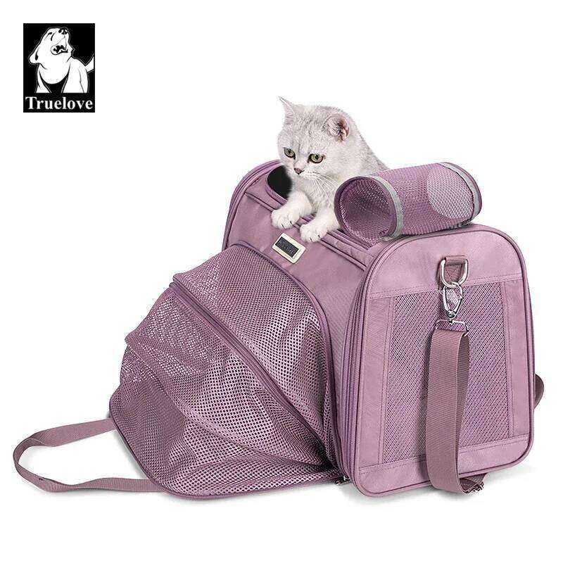 Truelove Bag Breathable Large Space Foldable Water-Pepellent Pet Backpack Outdoor Travel Use For Dog And Cat Tlx3971