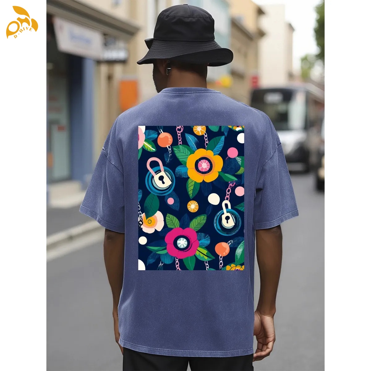 free shipping of customized super trendy American General Heavyweight T-shirt 230g DTF with exquisite patterns from US