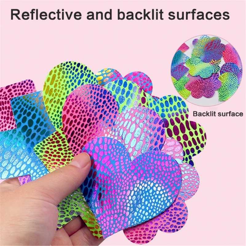 20 Pairs Fish Scales Nipple Stickers Sexy Disposable Nipple Covers for Women Breast Petals Self Adhesive Nipple Pasties W250624