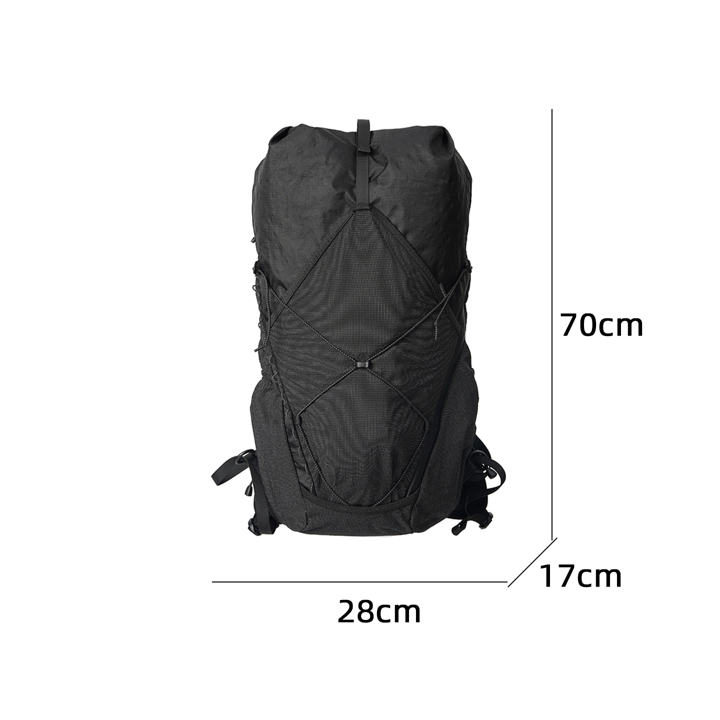 Outdoor lightweight hiking bag, camping, hiking, cycling, off-road, running backpack, ultra lightweight travel waterproof backpack