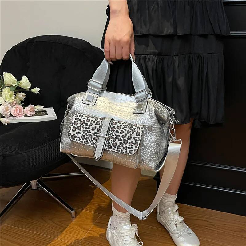 high-quality Fashion ladies PU new travel Boston shoulder crossbody handbag tote bag designer bags sac