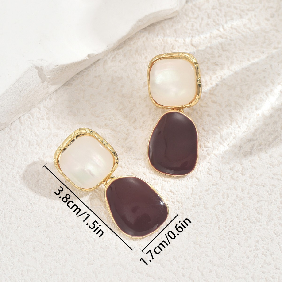 New Fashion Women's High-End Red Stud Earrings For Women