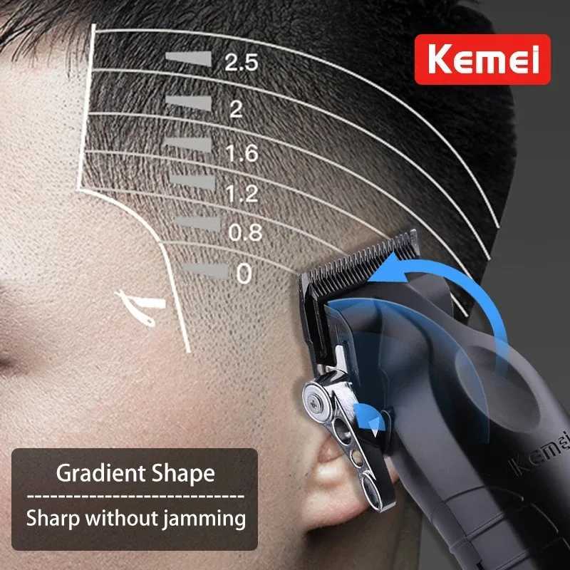 Kemei KM-2296 KM-2299 KM-1102 Barber Hair Clipper Kit Men Electric Shaver Hair Trimmer Machine Professional Hair Cutting Machine XJ250624