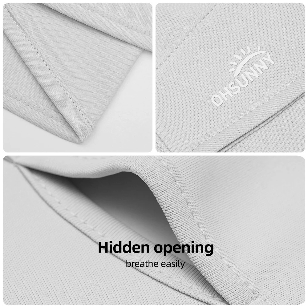 OhSunny Summer Face Masks Breathable Fabric Washable Sun Protective Balaclava Anti-UV UPF50 Beach Facekini for Women Outdoor 250624