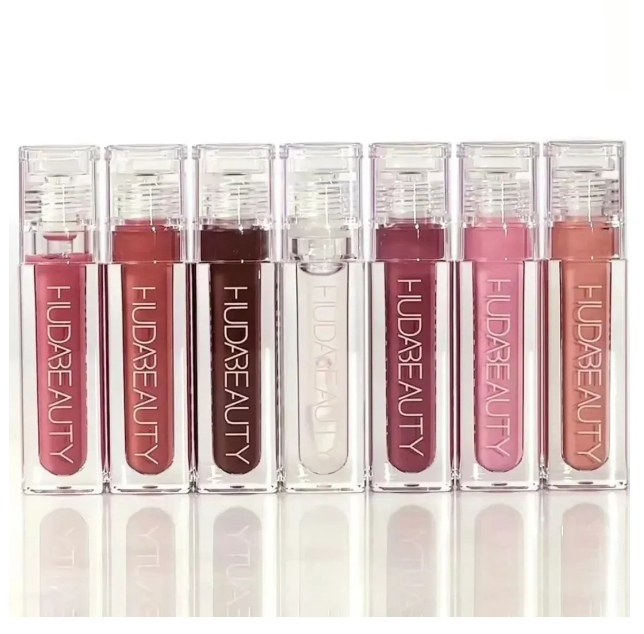 Huda Beauty Makeup Lip gloss 3.9ml Faux Filler Extra Shine Lipgloss Brillant Liquid Lipstick Lip Plumper Brand Lipbalm Moisturizing Glitter Beauty Cosmetics